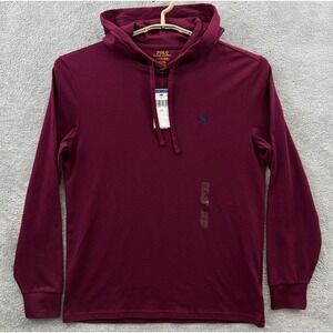 Polo Ralph Lauren Hoodie Shirt
Mens Small Red Long Sleeve Cotton Pony Pullover *